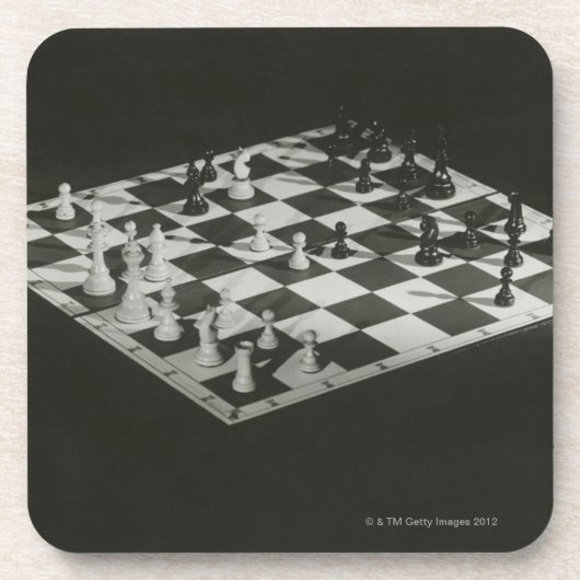 チェス盤 コースター (正面)