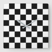 チェス盤 スクエア壁時計 (正面)