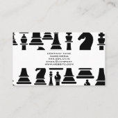 チェス盤 | チェス駒 名刺 (裏面)