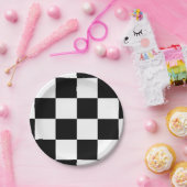 チェス盤 ペーパープレート (パーティー)