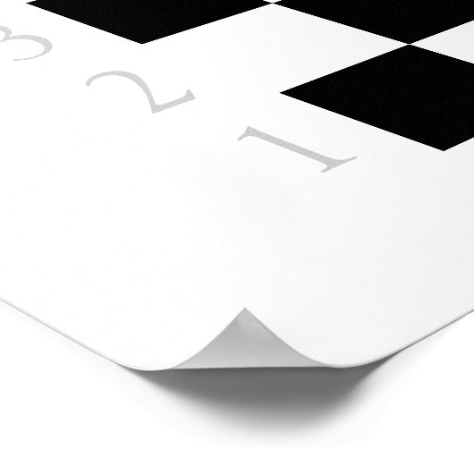 チェス盤 ポスター (角)