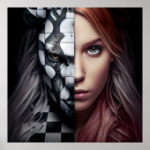 チェス盤 ポスター (正面)