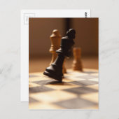 チェス盤 ポストカード (正面/裏面)