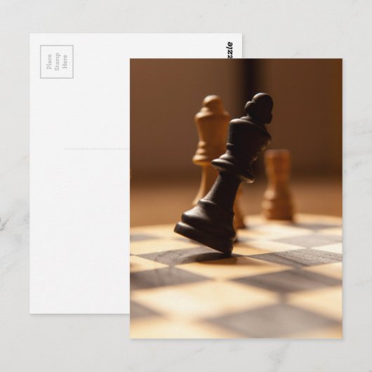 チェス盤 ポストカード (正面/裏面)