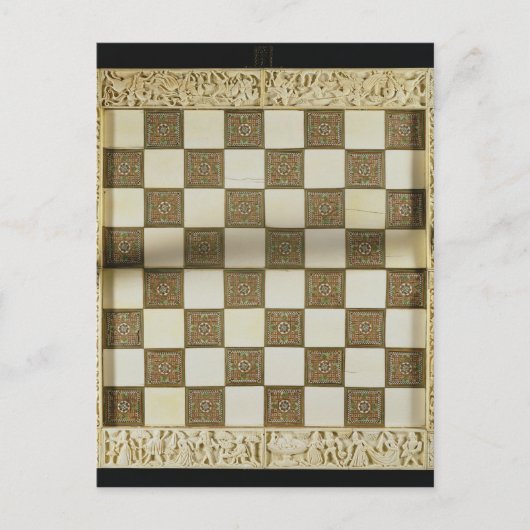 チェス盤 ポストカード (正面)