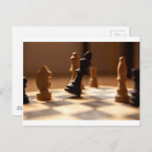 チェス盤 ポストカード (正面/裏面)