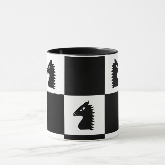 チェス盤 マグカップ (中央)