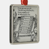 チェス盤 メタルオーナメント (右)