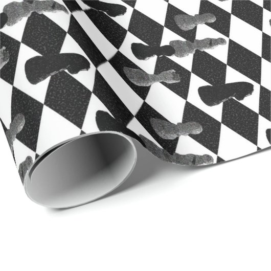 チェス盤 ラッピングペーパー (ロールコーナー)