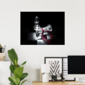 チェス盤 – 割り当て ポスター (ホームオフィス)