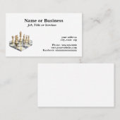 チェス盤 名刺 (正面/裏面)