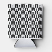 チェス盤(姿) 缶クーラー (正面)