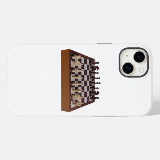 チェス盤 Case-Mate iPhoneケース (裏面 (横))