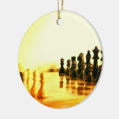 チェス盤Ornaemnt セラミックオーナメント (左)
