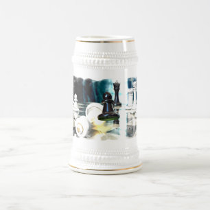 チェス移動ビールステイン ビールジョッキ