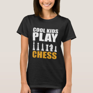 チェス素晴らしキッズチェス駒ガールズボーイズ Tシャツ