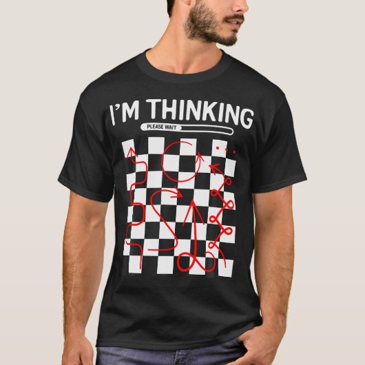 チェス考えの服 Tシャツ (正面)