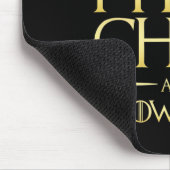 チェス遊と私はチェスのプレーヤーを知っている マウスパッド (コーナー)