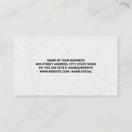 チェス遊の | 駒の移動 名刺 (裏面)