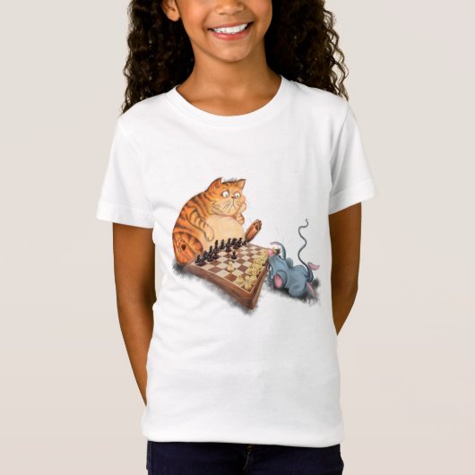 チェス遊マンおもしろいTシャツ Tシャツ (正面)