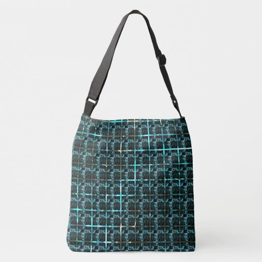 チェス違うス、マス、または画像のグリッド下？ クロスボディバッグ (裏面)