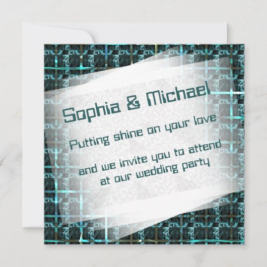 チェス違うス、マス、または画像のグリッド下？ 招待状 (正面)