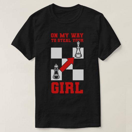 チェス選手のトーナメント頭が切れる12 Tシャツ (デザイン正面)