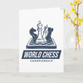 チェス選手権 カード (黄色い花)