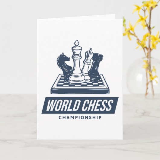 チェス選手権 カード (黄色い花)