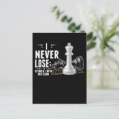 チェス頭が切れる選手ボ知性があるードゲーム ポストカード (スタンド正面)