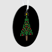 チェス駒のクリスマスツリー オーナメント (正面)
