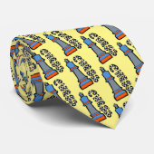 チェス駒のパターン ネクタイ (ロール)