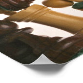 チェス駒の写真 ポスター (角)