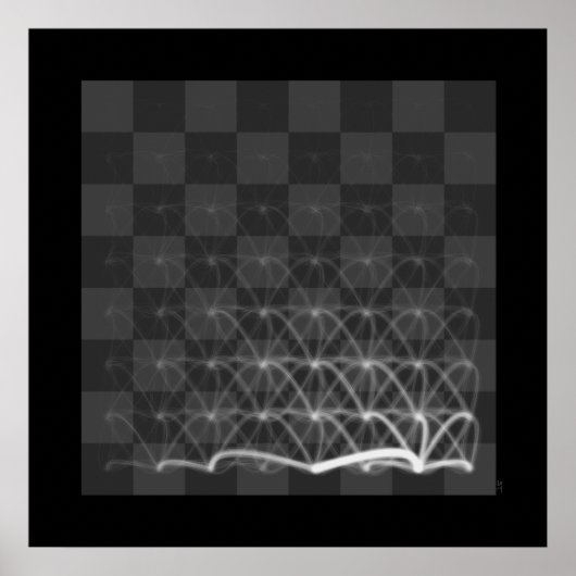 チェス駒の旅（ホワイトキング） ポスター (正面)