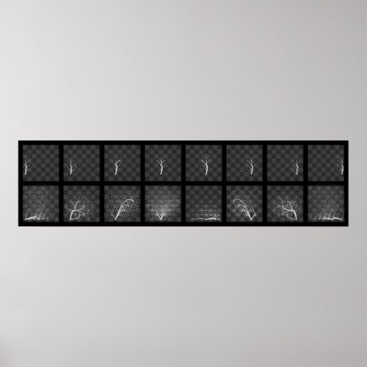 チェス駒の旅（白の側） ポスター (正面)