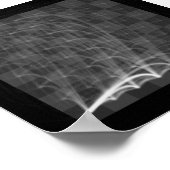 チェス駒の旅(白黒) ポスター (角)