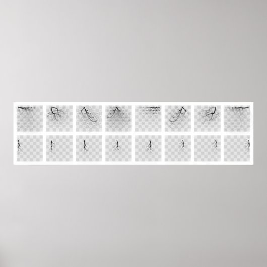 チェス駒の旅(黒の側) ポスター (正面)