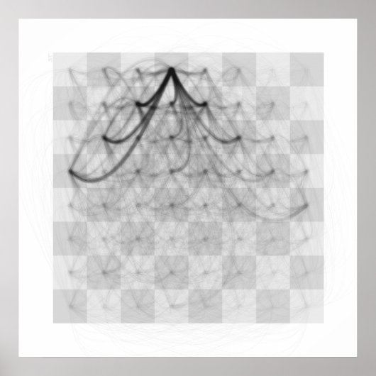 チェス駒の旅（黒の女王） ポスター (正面)