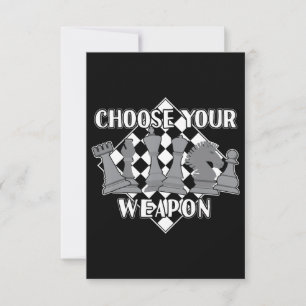 チェス駒ゲーム戦略ギフトChess Player 出欠カード
