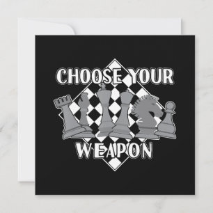 チェス駒ゲーム戦略ギフトChess Player 招待状