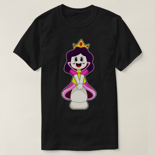 チェス駒チェス Tシャツ (デザイン正面)