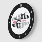 チェス駒デザイン壁時計 ラージ壁時計 (傾斜)