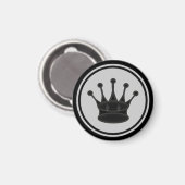 チェス駒ブラッククイーン マグネット (正面/裏面)