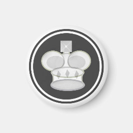 チェス駒ホワイトキング マグネット