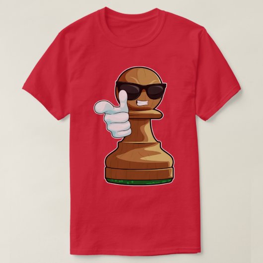 チェス駒ポーンチェス3 Tシャツ (デザイン正面)