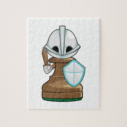 チェス駒ポーンチェス ジグソーパズル (縦)