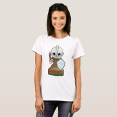 チェス駒ポーンチェス Tシャツ (正面フル)