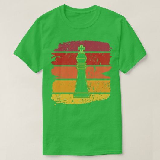チェス駒レトロ3 Tシャツ (デザイン正面)