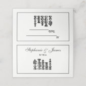 チェス駒ヴィンテージアート プレイスカード (外部開封)