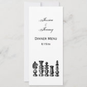 チェス駒ヴィンテージアート 招待状 (正面)